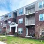 October Station exterior apartment building