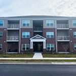 October Station exterior apartment building