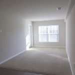 Living room in October Station apartment building