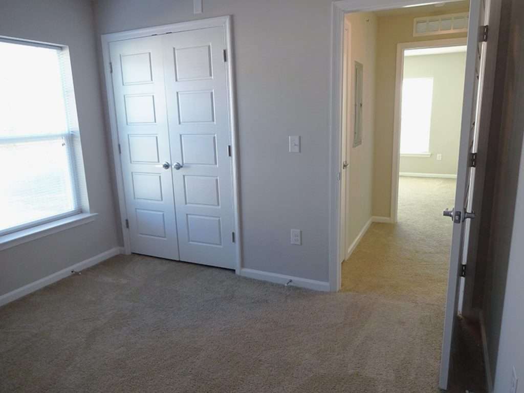 Bedroom in October Station apartment building