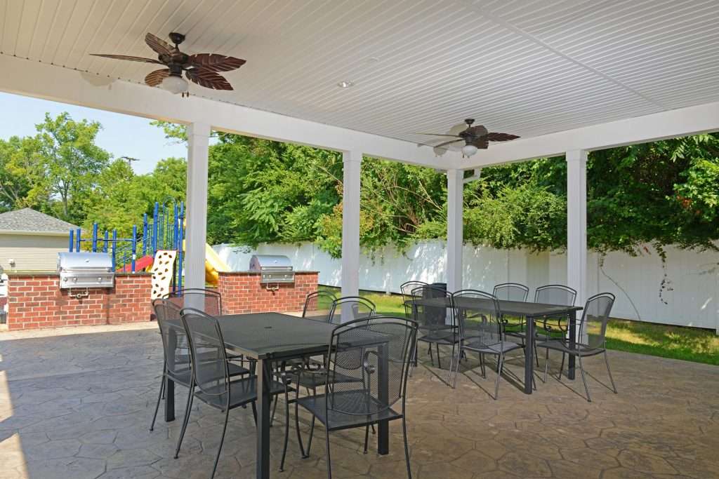 picnic and grilling area